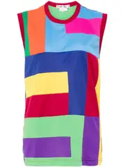 [COMME des GARCONS] Sleeveless Patchwork Tee