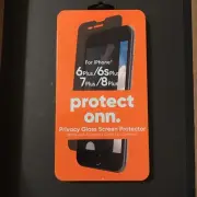 Privacy Glass Screen Protector From ONN iPhone 6Plus/6sPlus/7Plus/8Plus 6+ 7+ 8+