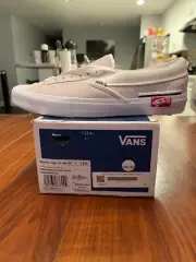 MEN'S VANS Slip-On Cap LX 'Marshmallow' true white VN0A3TKSUC0 Size 13