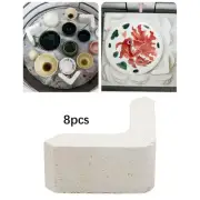 8x Pottery Kiln Posts Arts Crafting Refractory for Studio Mullite Supplies