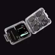 10 Pcs Memory Card Storage Box Case Organizer for 1xSD Card 6xMicro SD Card 1xMemory Stick