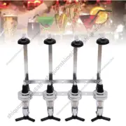 4 Bottle Wine Liquor Dispenser Wall Mounted Stand Rack for Beer Beverage Drink