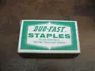 NEW BOX OF 10,000 DUO-FAST STAPLES 1/4" 338-CX FOR DUO-FAST TACKERS + STAPLERS