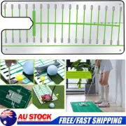 Golf Putting Alignment Mirror Golfing Training Aid Putter Swing Practice Tool AU