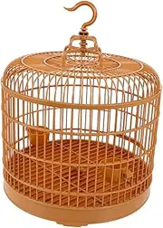Abaodam Vintage Hanging Bird Cage Birdcage for Parakeets Spacious Safe Stylish Bird Feeding Home for Indoor Outdoor Use