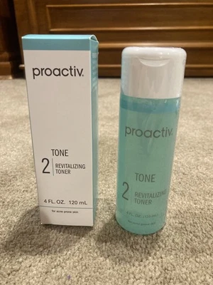 Proactiv Tone Revitalizing Toner 4 ounces New and sealed. Comes in box .