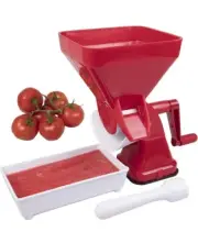 CucinaPro Tomato Strainer- Easily Juices w No Peeling Deseeding or Coring