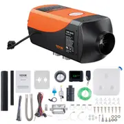 Diesel Air Heater, 12V 5KW Diesel Heater with Remote Control and LCD Display, 10L Fuel Tank Diesel Parking Heater, Rapid Heating for RV Trailer Camper Van Boat And