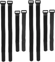 BELLIFFY 8Pcs Bike Rack Strap Durable Nylon Fastening Straps for Secure Bike Pump and Cargo Includes Tie Downs for Mountain Biking and Transport