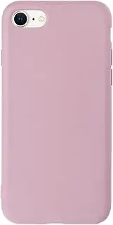 Danbey for iPhone SE 3rd Generation 2022 | SE 2nd 2020, for iPhone 8 | 7, Minimalist Thin Slim Fit Basic Matte Phone Case Shockproof Dust-Proof Solid Color Cover 4.7" inches Girl Women - Pink