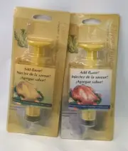 The Good Cook Turkey Injectors Lot Of 2 Bradshaw International