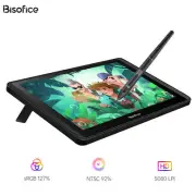 Bisofice 12HD-A H-IPS Graphics Drawing Tablet with Battery-Free Stylus Pen D9H5