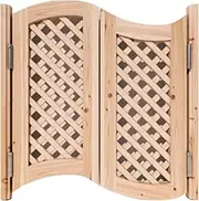 Cafe Swing Door Saloon Style Swinging Doors, Solid Wood Cafe Swing Door, Hollow Out Half Waist Door Decor, Home Bathroom
