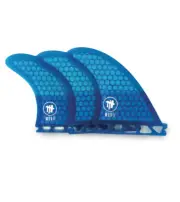 SURF FINS,MODII : Sz SMALL 3 FIN, THURSTER- ( FUTURE COMPATIBLE BASE ) (M3)