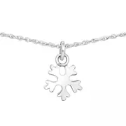 Silver Snowflake Choker