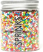 Sprinks Mixed Nonpareils Sprinkles 85g - Cake Sprinkles | Rainbow Sprinkles for Cakes | Cupcake Sprinkles | Christmas Sprinkles | Dessert Sprinkles | Nonpareils Baking Sprinkles | Sprinks Rainbow