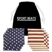 SPORT BEATS Cornhole Bags Set of 8 Regulation Weight & Size Corn Hole Bags Be...
