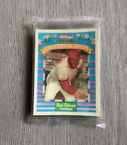 1991 MLB Sportflics Kellogg's Corn Flakes Baseball Greats (15) Card Sealed Set