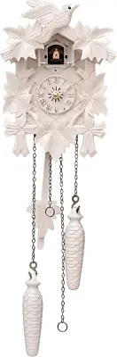 Quartz Cuckoo Clock 5-Leaves, Bird EN 522/23 Q