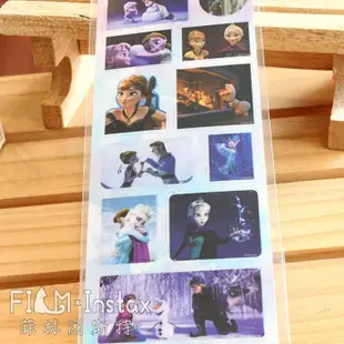 Disney 迪士尼【 冰雪奇緣場景 透明底貼紙 】日本進口 Frozen 艾莎 安娜 雪寶 裝飾貼紙 菲林因斯特