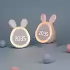 Kids Cute Alarm Clock with Night Light Stepless Dimming Led Digital Alarm Clock