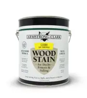 Armstrong Clark Deck and Wood Stain (1 Gallons, Cedar Semi-Transparent), Arms...