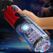 Automatic telescopic rotation Masturbaters Cup HandsFree Male Stroker Lubricants