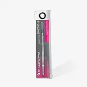Cuticle Pusher Manicure Straight Flat + Loop Pusher SMART 80/1 Staleks Pro pedicure spatula