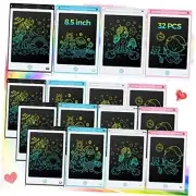32 Pieces LCD Writing Tablet Doodle Board Electronic Toy 8.5 Inch Colorful