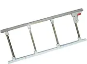 Side Guard for Elderly Single Bed Rail Bed Rail for Toddlers Foldable Safety Side Guard for Elderly, Adults Assist Handle Handicap Bed Railing Hospital Metal Grip Bumper Bar Bed Si
