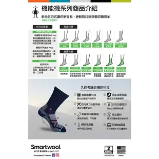 Smartwool 智慧羊毛 女機能戶外全輕量減震民族風印花中筒襪 淺灰 SW001580H85【野外營】羊毛襪