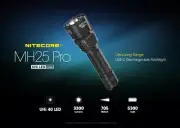Nitecore MH25 Pro 3,300 lumens 705 Meter Rechargeable USB-C EDC Torch Flashlight
