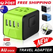3USB &Type-C International Universal Travel Adapter Outlet Converter Plug Power