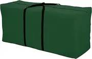 Outdoor Cushion Covers and Storage Bag, 68”x30“x20”Extra Large Patio Furniture Seat Cushions Carrying Bag, Green, Waterproof