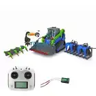 In Stock LESU 1/14 Hydraulic RC Skid-Steer Loader Aoue LT5 W/Gripper Scarifier