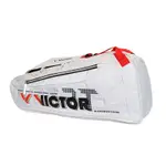 VICTOR 6支裝羽拍包-後背包 雙肩包 肩背包 裝備袋 球拍袋 羽球 勝利 BR5223AH 白灰黑橘紅