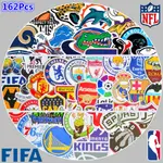 162張入 ❉ NBA & FIFA & NFL 球隊LOGO大合集 防水塗鴉貼紙 ❉ 摩托車機車電腦行李箱吉他塗鴉貼紙