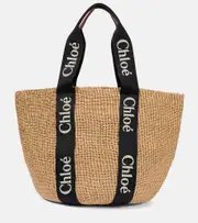 [Chloe] Chloé Woody Large basket bag One Size beige