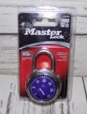Master Lock Purple Dial Combination Padlock No. 1514D New In Package Made In USA