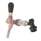 G5/8 Beer Taps Red Brass Brass Stainless Steel Adjustable Beer Taps With Quick C