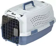 2-Door Top-Load Hard-Sided Cat Pet Travel Carrier, 19" L X 12.6" W X 10" H