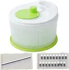 Large Salad Spinner | Large Vegetable Washer and Choppers - Household Large-Capa