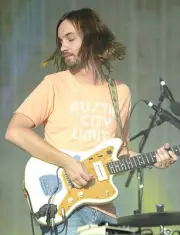 Kevin Parker of Tame Impala during the ACL Music Festival at Zilke- Old Photo 4