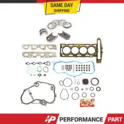 Full Gasket Set Bearings Rings Fit 06-09 Pontiac G5 G6 Saturn Ion Sky 2.4 DOHC