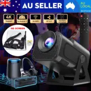 Portable LED Projector For Android Wifi Bluetooth Home Theater With 100" Screen