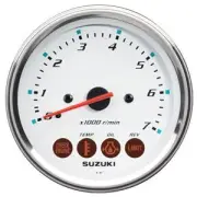 Suzuki Outboard Parts 4" Multifunction Tachometer Monitor Gauge 34200-93J14