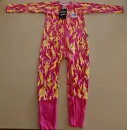 BONDS x Hot Wheels Wondersuit Flames Pink Size 2 BNWT RARE