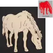 Horse Eating Metal Cutting Dies Scrapbooking Card Making Craft