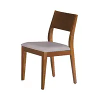 在飛比找momo購物網優惠-【BODEN】喬妮柚木色皮面實木餐椅/單椅(兩色可選)