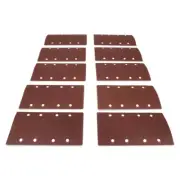 Electric 1/3 Sheet Sander 80-Grit Hook and Loop Sandpaper (10-Pack)